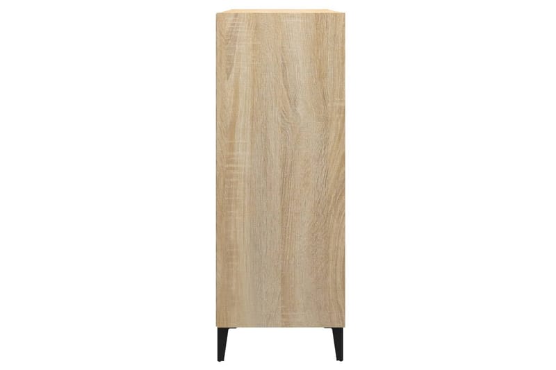 beBasic Skjenk sonoma eik 69,5x32,5x90 cm konstruert tre - Brun - Oppbevaring - Oppbevaringsmøbler - Sideboard & skjenker