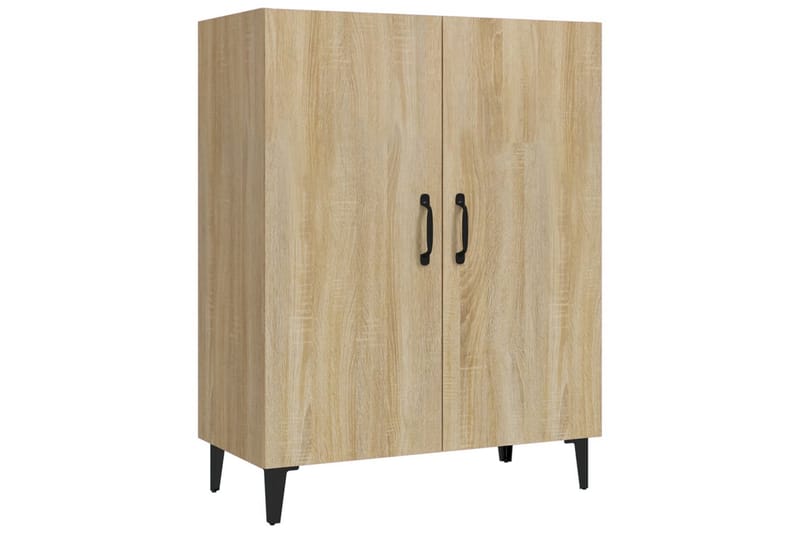 beBasic Skjenk sonoma eik 70x34x90 cm konstruert tre - Brun - Sideboard & skjenker