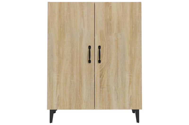 beBasic Skjenk sonoma eik 70x34x90 cm konstruert tre - Brun - Sideboard & skjenker