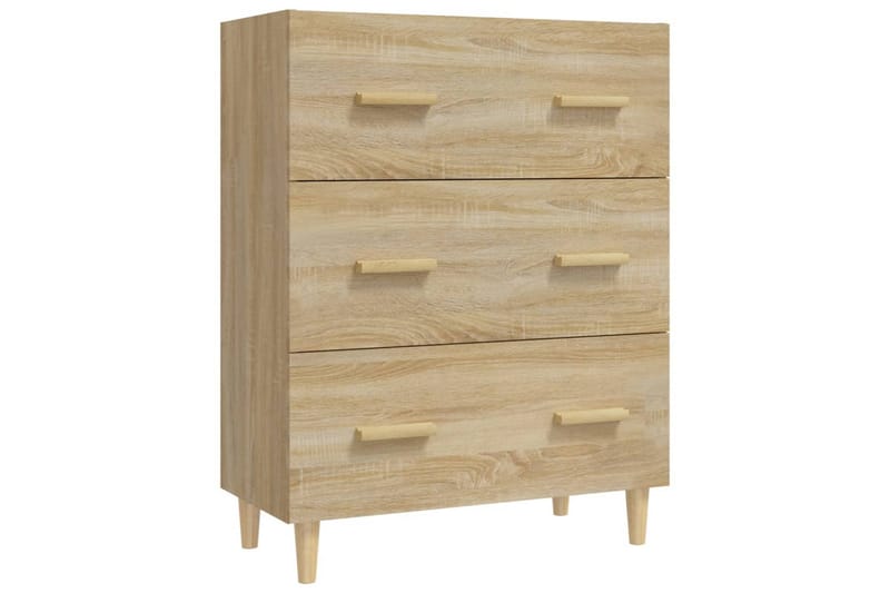 beBasic Skjenk sonoma eik 70x34x90 cm konstruert tre - Brun - Oppbevaring - Oppbevaringsmøbler - Sideboard & skjenker