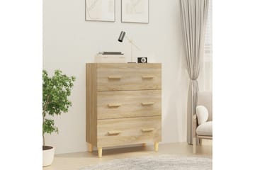 beBasic Skjenk sonoma eik 70x34x90 cm konstruert tre - Brun - Oppbevaring - Oppbevaringsmøbler - Sideboard & skjenker