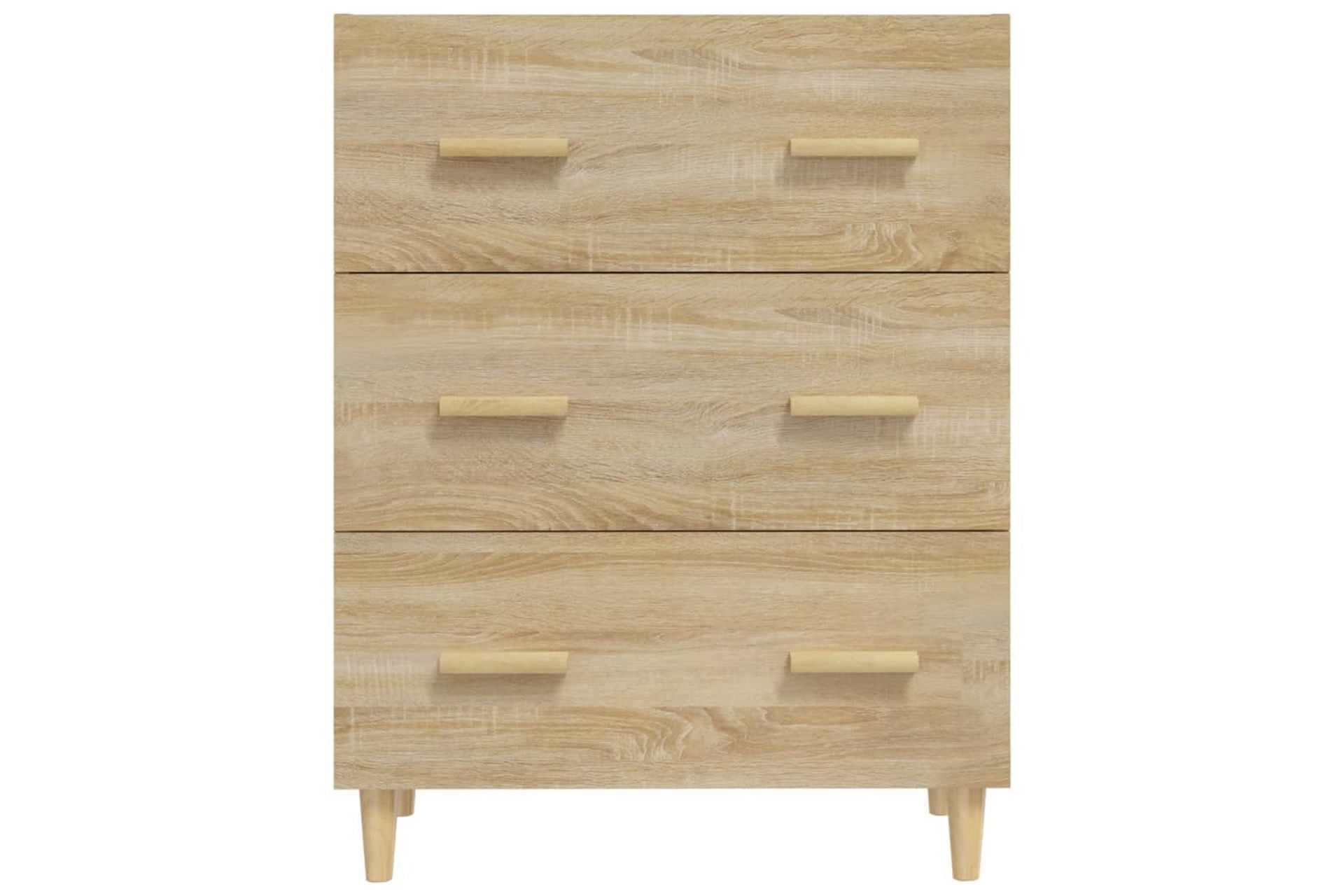beBasic Skjenk sonoma eik 70x34x90 cm konstruert tre - Brun - Oppbevaring - Oppbevaringsmøbler - Sideboard & skjenker