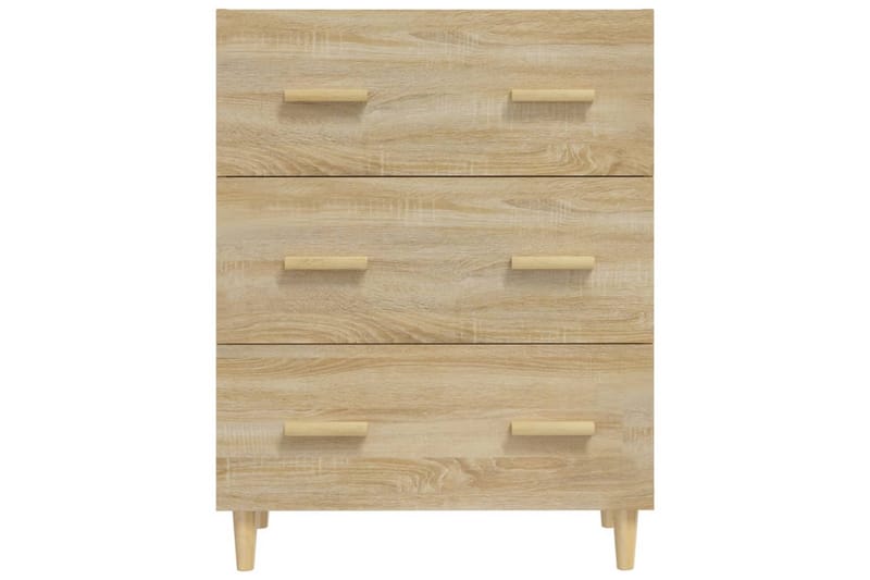 beBasic Skjenk sonoma eik 70x34x90 cm konstruert tre - Brun - Oppbevaring - Oppbevaringsmøbler - Sideboard & skjenker
