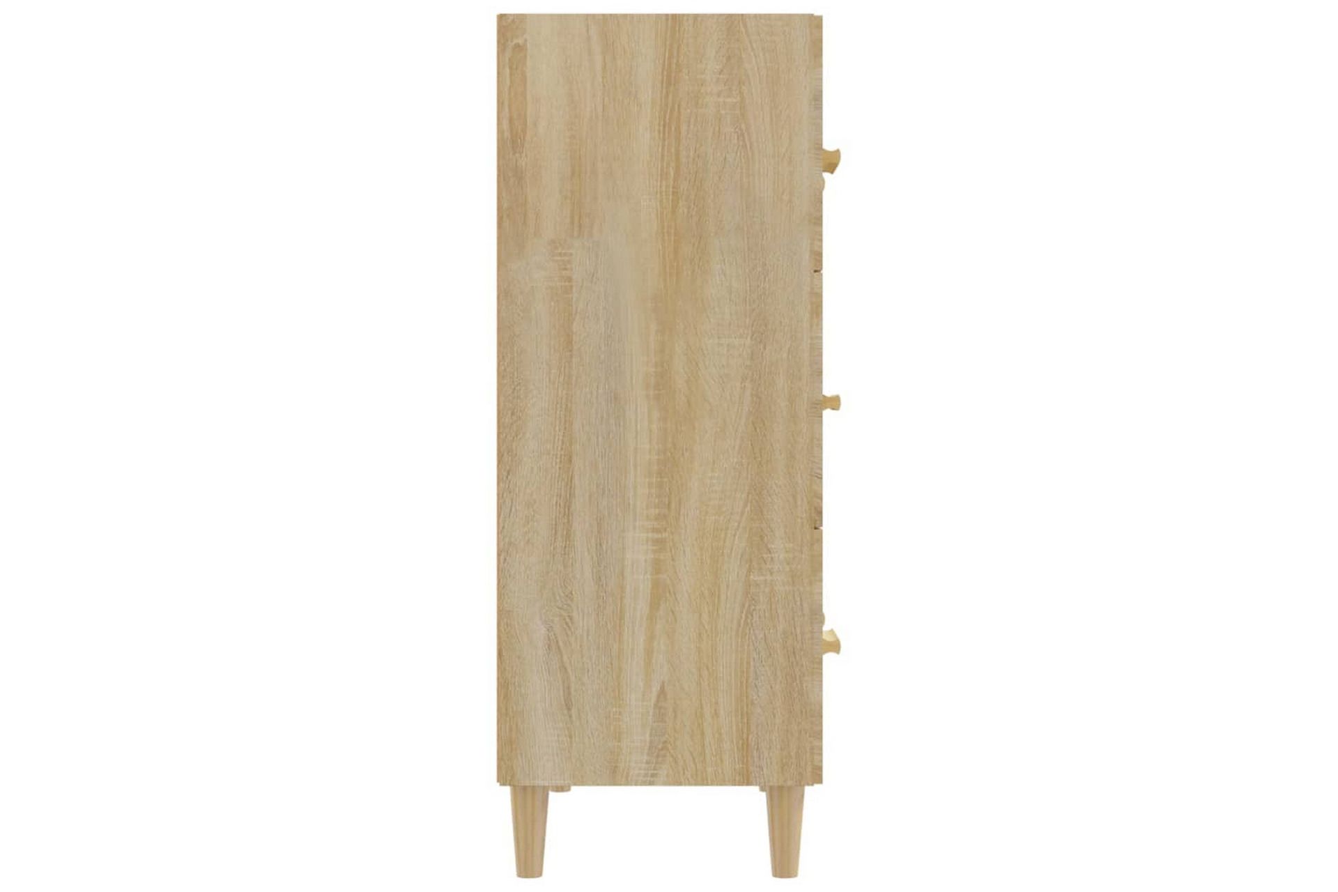 beBasic Skjenk sonoma eik 70x34x90 cm konstruert tre - Brun - Oppbevaring - Oppbevaringsmøbler - Sideboard & skjenker