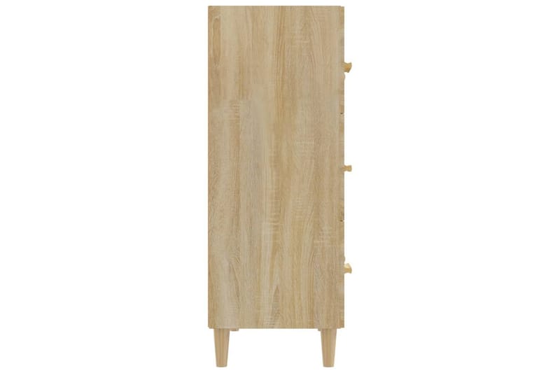 beBasic Skjenk sonoma eik 70x34x90 cm konstruert tre - Brun - Oppbevaring - Oppbevaringsmøbler - Sideboard & skjenker