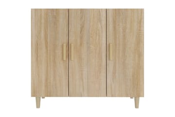 beBasic Skjenk sonoma eik 90x34x80 cm konstruert tre - Brun - Oppbevaring - Oppbevaringsmøbler - Sideboard & skjenker