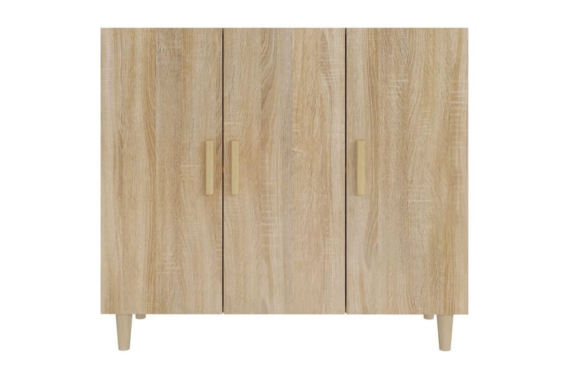 beBasic Skjenk sonoma eik 90x34x80 cm konstruert tre - Brun - Oppbevaring - Oppbevaringsmøbler - Sideboard & skjenker