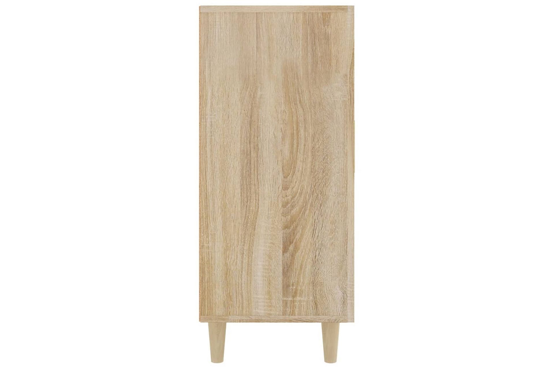 beBasic Skjenk sonoma eik 90x34x80 cm konstruert tre - Brun - Oppbevaring - Oppbevaringsmøbler - Sideboard & skjenker