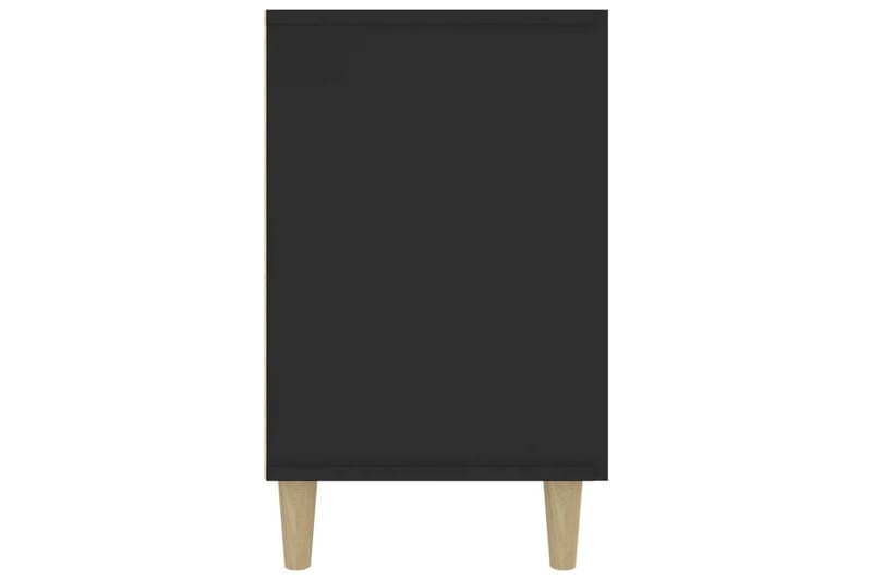 beBasic Skjenk svart 100x36x60 cm konstruert tre - Svart - Sideboard & skjenker