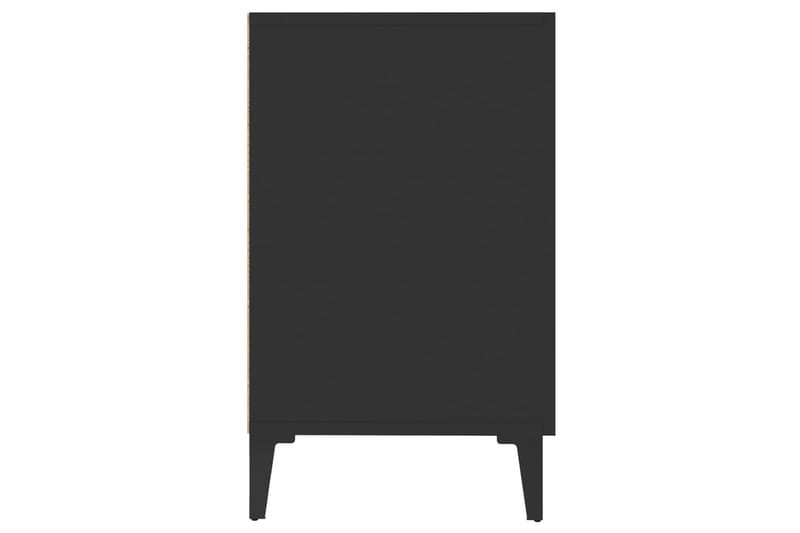 beBasic Skjenk svart 100x36x60 cm konstruert tre - Svart - Oppbevaring - Oppbevaringsmøbler - Sideboard & skjenker