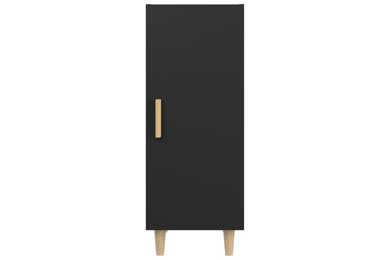 beBasic Skjenk svart 34,5x34x90 cm konstruert tre - Svart - Oppbevaring - Oppbevaringsmøbler - Sideboard & skjenker