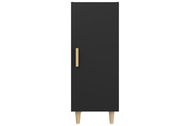 beBasic Skjenk svart 34,5x34x90 cm konstruert tre - Svart - Sideboard & skjenker