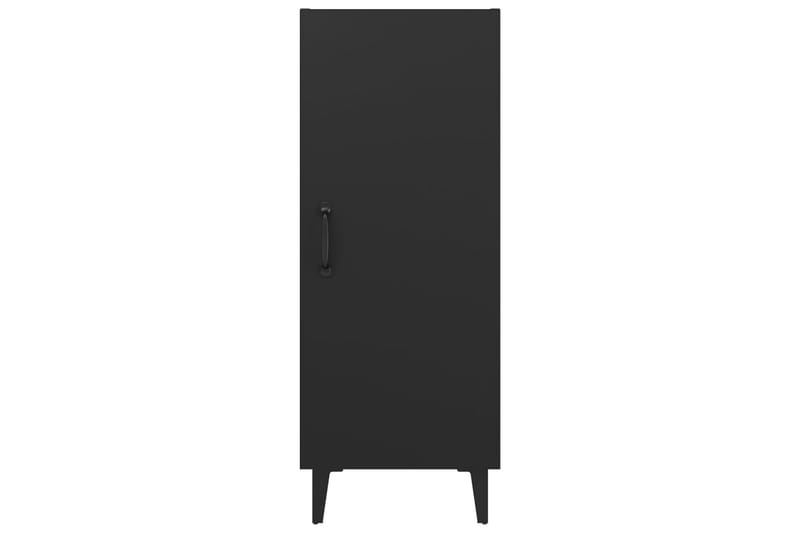beBasic Skjenk svart 34,5x34x90 cm konstruert tre - Svart - Oppbevaring - Oppbevaringsmøbler - Sideboard & skjenker