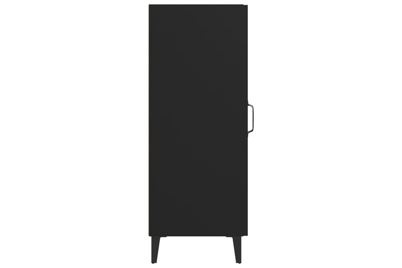 beBasic Skjenk svart 34,5x34x90 cm konstruert tre - Svart - Oppbevaring - Oppbevaringsmøbler - Sideboard & skjenker