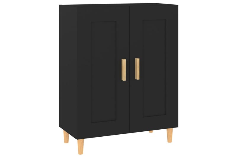 beBasic Skjenk svart 69,5x34x90 cm konstruert tre - Svart - Oppbevaring - Oppbevaringsmøbler - Sideboard & skjenker