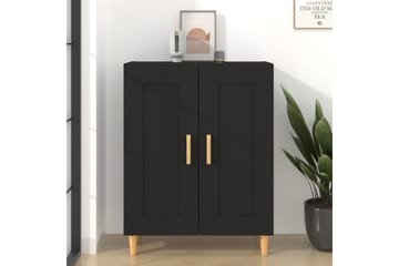 beBasic Skjenk svart 69,5x34x90 cm konstruert tre - Svart - Oppbevaring - Oppbevaringsmøbler - Sideboard & skjenker