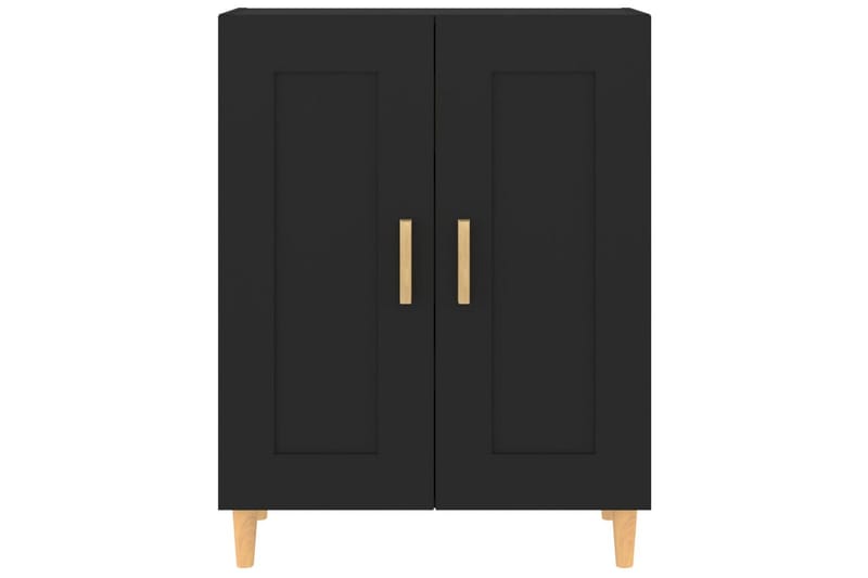 beBasic Skjenk svart 69,5x34x90 cm konstruert tre - Svart - Oppbevaring - Oppbevaringsmøbler - Sideboard & skjenker