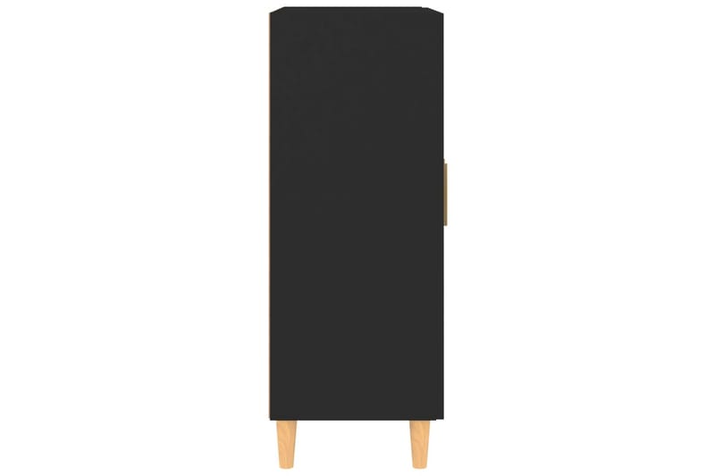 beBasic Skjenk svart 69,5x34x90 cm konstruert tre - Svart - Oppbevaring - Oppbevaringsmøbler - Sideboard & skjenker