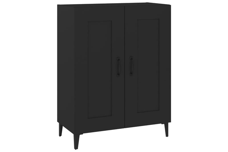 beBasic Skjenk svart 69,5x34x90 cm konstruert tre - Svart - Oppbevaring - Oppbevaringsmøbler - Sideboard & skjenker