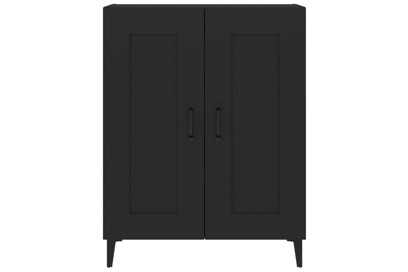 beBasic Skjenk svart 69,5x34x90 cm konstruert tre - Svart - Oppbevaring - Oppbevaringsmøbler - Sideboard & skjenker