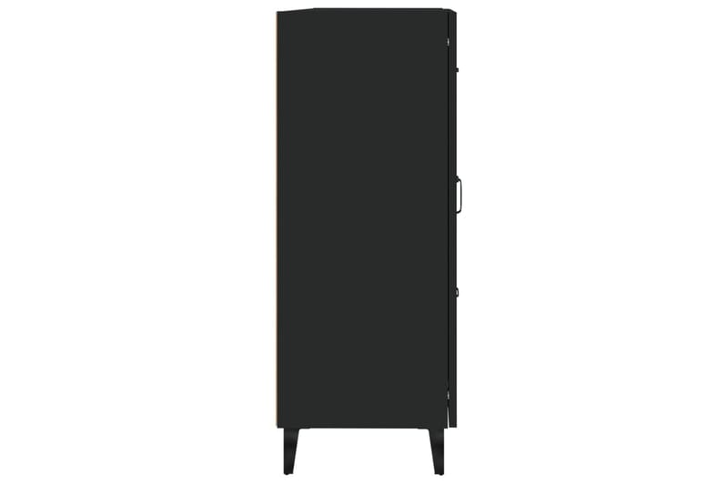beBasic Skjenk svart 69,5x34x90 cm konstruert tre - Svart - Oppbevaring - Oppbevaringsmøbler - Sideboard & skjenker