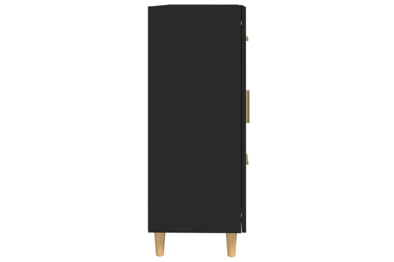 beBasic Skjenk svart 69,5x34x90 cm konstruert tre - Svart - Sideboard & skjenker