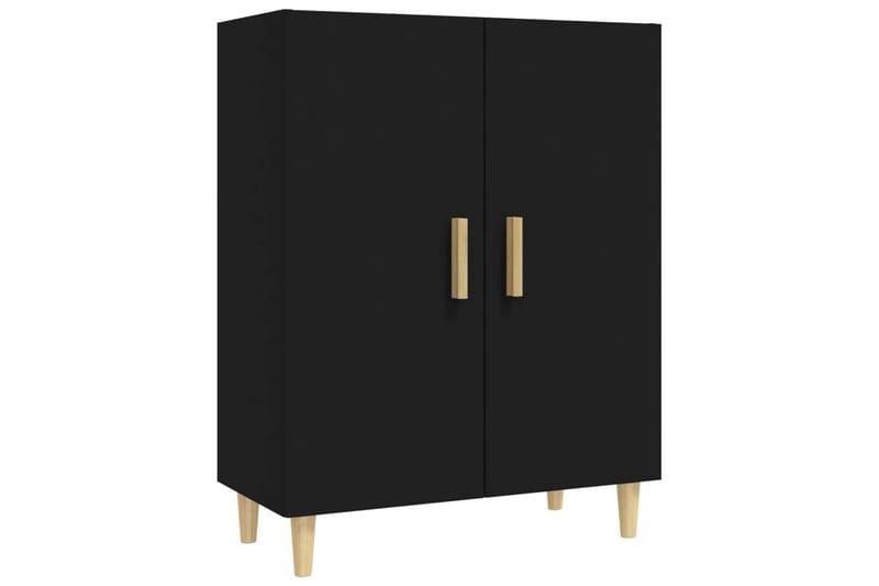 beBasic Skjenk svart 70x34x90 cm konstruert tre - Svart - Oppbevaring - Oppbevaringsmøbler - Sideboard & skjenker