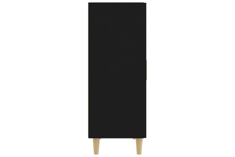beBasic Skjenk svart 70x34x90 cm konstruert tre - Svart - Sideboard & skjenker