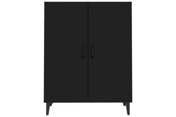 beBasic Skjenk svart 70x34x90 cm konstruert tre - Svart - Oppbevaring - Oppbevaringsmøbler - Sideboard & skjenker
