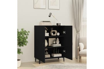 beBasic Skjenk svart 70x34x90 cm konstruert tre - Svart - Oppbevaring - Oppbevaringsmøbler - Sideboard & skjenker
