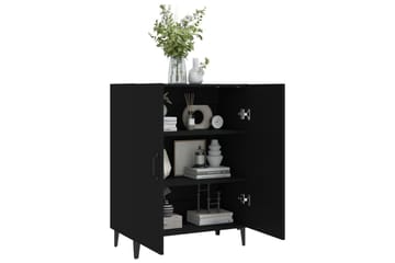 beBasic Skjenk svart 70x34x90 cm konstruert tre - Svart - Oppbevaring - Oppbevaringsmøbler - Sideboard & skjenker