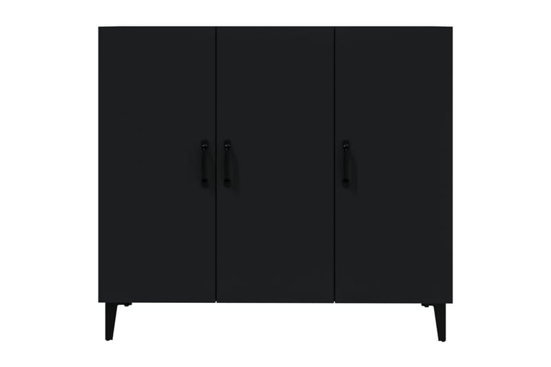 beBasic Skjenk svart 90x34x80 cm konstruert tre - Svart - Oppbevaring - Oppbevaringsmøbler - Sideboard & skjenker
