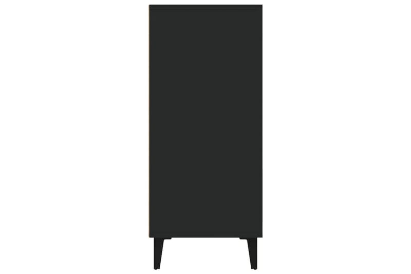 beBasic Skjenk svart 90x34x80 cm konstruert tre - Svart - Oppbevaring - Oppbevaringsmøbler - Sideboard & skjenker
