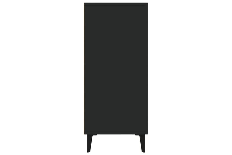beBasic Skjenk svart 90x34x80 cm konstruert tre - Svart - Sideboard & skjenker