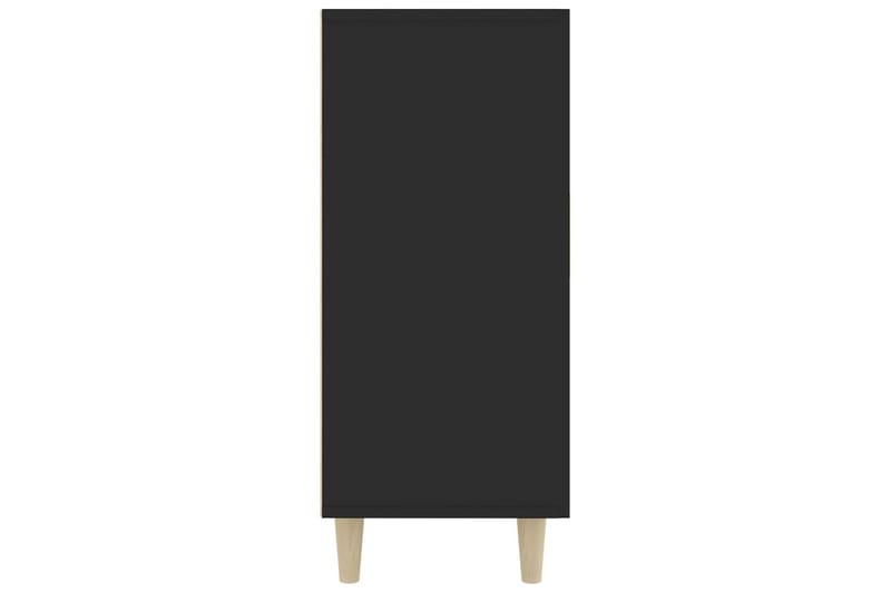 beBasic Skjenk svart 90x34x80 cm konstruert tre - Svart - Sideboard & skjenker