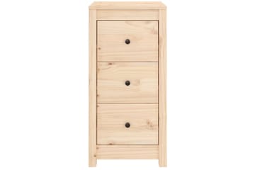 beBasic Skjenker 2 stk 40x35x80 cm heltre furu - Brun - Oppbevaring - Oppbevaringsmøbler - Sideboard & skjenker