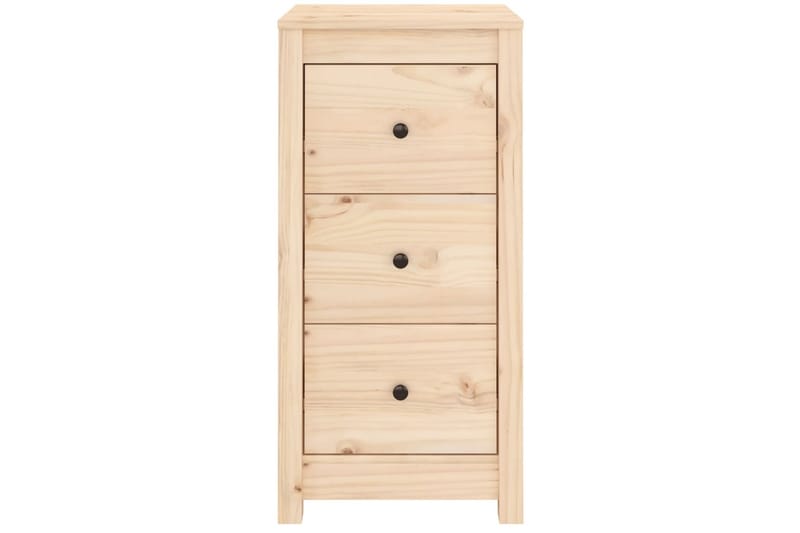 beBasic Skjenker 2 stk 40x35x80 cm heltre furu - Brun - Oppbevaring - Oppbevaringsmøbler - Sideboard & skjenker