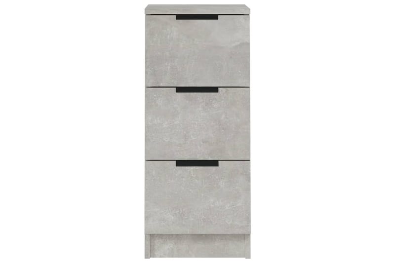 beBasic Skjenker 2 stk betonggrå 30x30x70 cm konstruert tre - GrÃ¥ - Oppbevaring - Oppbevaringsmøbler - Sideboard & skjenker