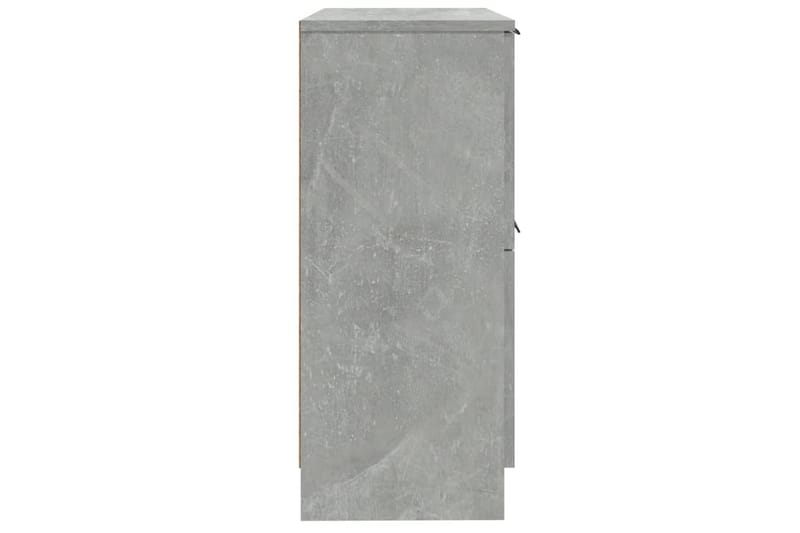 beBasic Skjenker 2 stk betonggrå 30x30x70 cm konstruert tre - GrÃ¥ - Oppbevaring - Oppbevaringsmøbler - Sideboard & skjenker