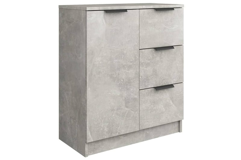 beBasic Skjenker 2 stk betonggrå 60x30x70 cm konstruert tre - GrÃ¥ - Oppbevaring - Oppbevaringsmøbler - Sideboard & skjenker