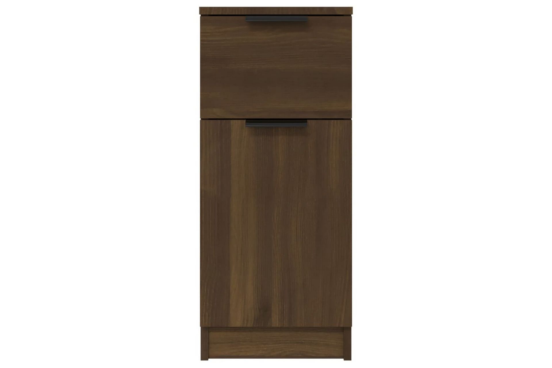 beBasic Skjenker 2 stk brun eik 30x30x70 cm konstruert tre - Brun - Oppbevaring - Oppbevaringsmøbler - Sideboard & skjenker