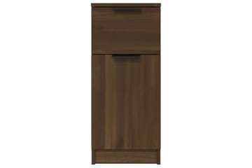 beBasic Skjenker 2 stk brun eik 30x30x70 cm konstruert tre - Brun - Oppbevaring - Oppbevaringsmøbler - Sideboard & skjenker
