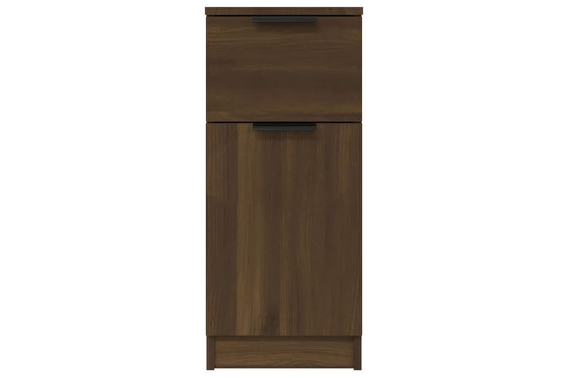 beBasic Skjenker 2 stk brun eik 30x30x70 cm konstruert tre - Brun - Oppbevaring - Oppbevaringsmøbler - Sideboard & skjenker