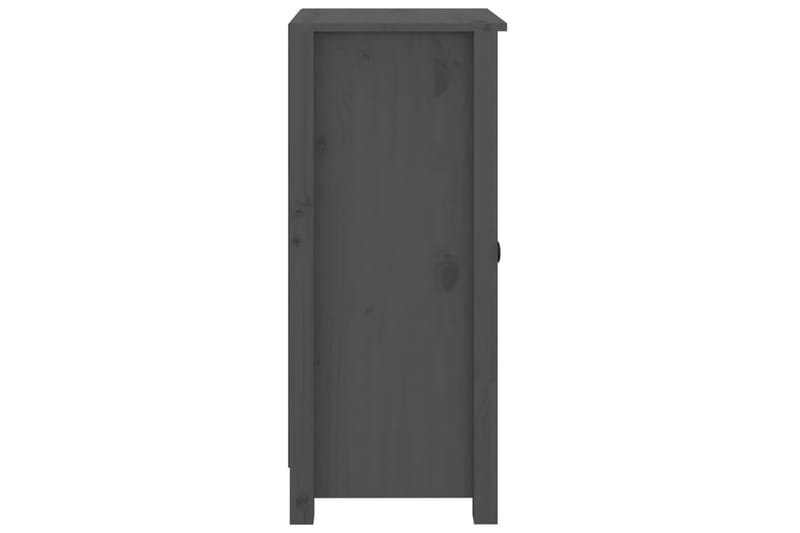 beBasic Skjenker 2 stk grå 40x35x80 cm heltre furu - GrÃ¥ - Oppbevaring - Oppbevaringsmøbler - Sideboard & skjenker