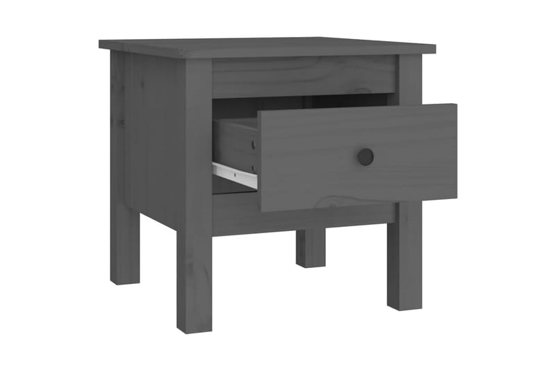 beBasic Skjenker 2 stk grå 40x40x39 cm heltre furu - GrÃ¥ - Oppbevaring - Oppbevaringsmøbler - Sideboard & skjenker