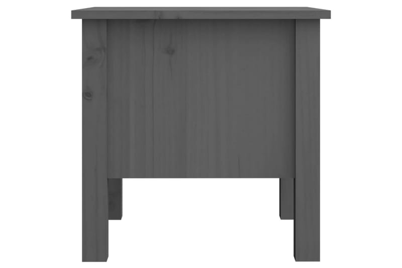 beBasic Skjenker 2 stk grå 40x40x39 cm heltre furu - GrÃ¥ - Sideboard & skjenker