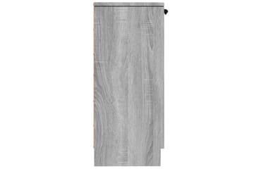 beBasic Skjenker 2 stk grå sonoma 30x30x70 cm konstruert tre - GrÃ¥ - Oppbevaring - Oppbevaringsmøbler - Sideboard & skjenker