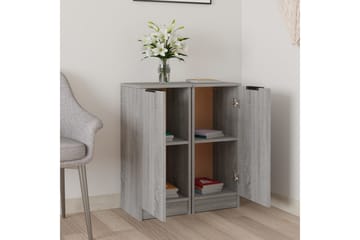 beBasic Skjenker 2 stk grå sonoma 30x30x70 cm konstruert tre - GrÃ¥ - Oppbevaring - Oppbevaringsmøbler - Sideboard & skjenker