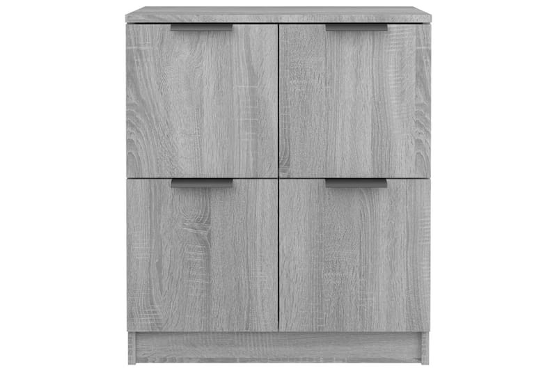 beBasic Skjenker 2 stk grå sonoma 60x30x70 cm konstruert tre - GrÃ¥ - Oppbevaring - Oppbevaringsmøbler - Sideboard & skjenker