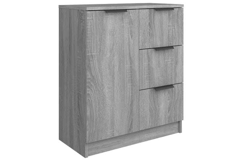 beBasic Skjenker 2 stk grå sonoma 60x30x70 cm konstruert tre - GrÃ¥ - Oppbevaring - Oppbevaringsmøbler - Sideboard & skjenker